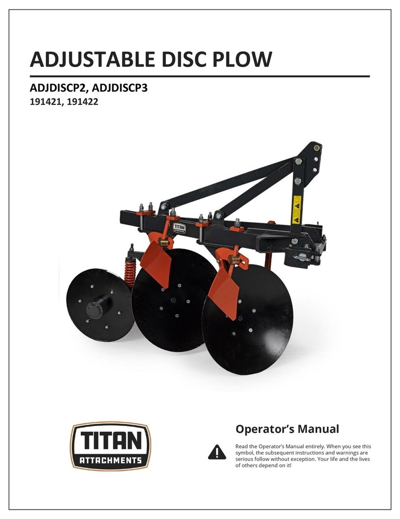 Titan Attachments ADJDISCP2 User manual