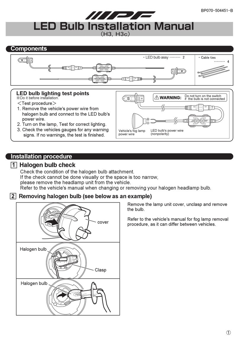 ipf H3, H3c installation manual