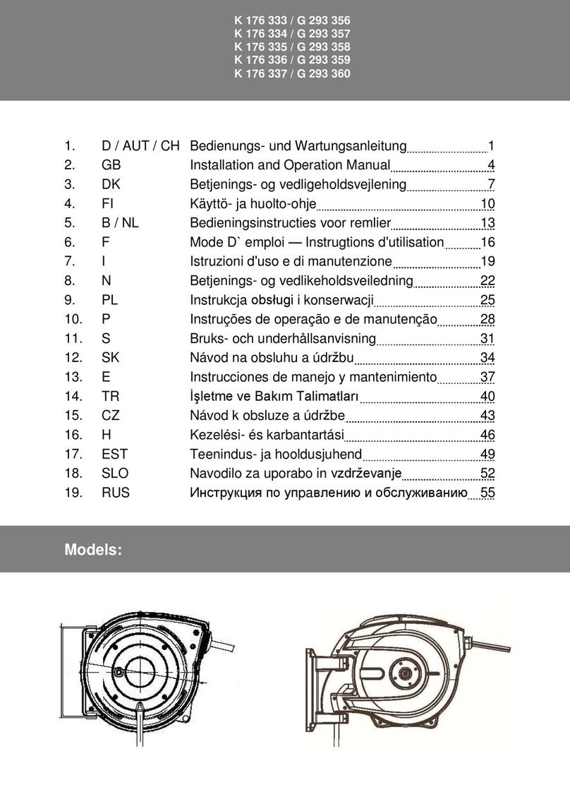 Simon, Evers & Co K 176 333 Installation and operation manual