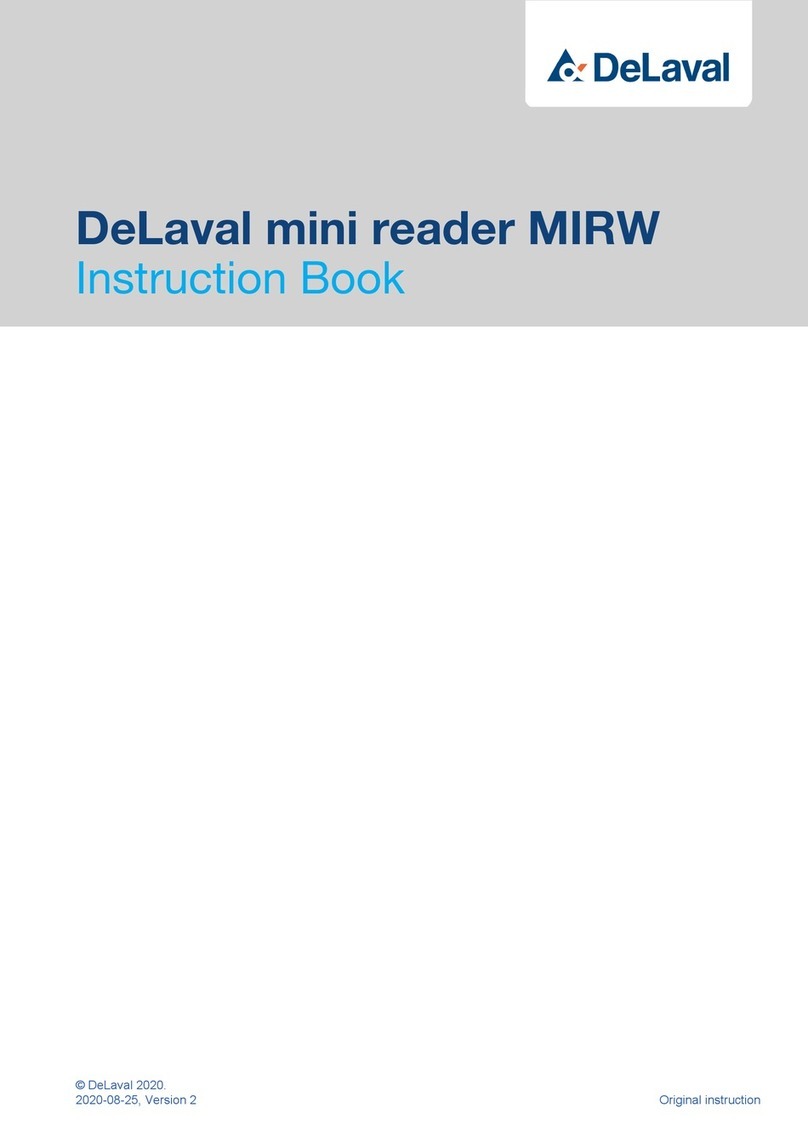 DeLaval MIRW User manual