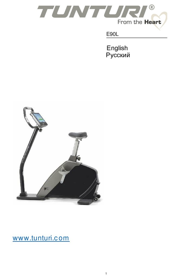 Tunturi E90L User manual
