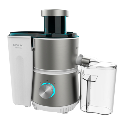 cecotec JUICE&FRESH 400 TITAN instruction manual