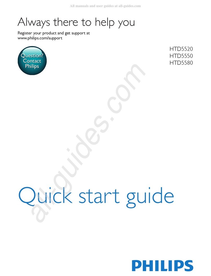 Philips HTD5520 User manual