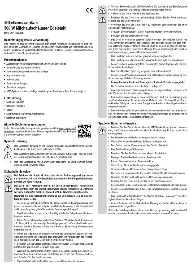 Conrad 2362833 operating instructions Conrad 2362833 operating instructions