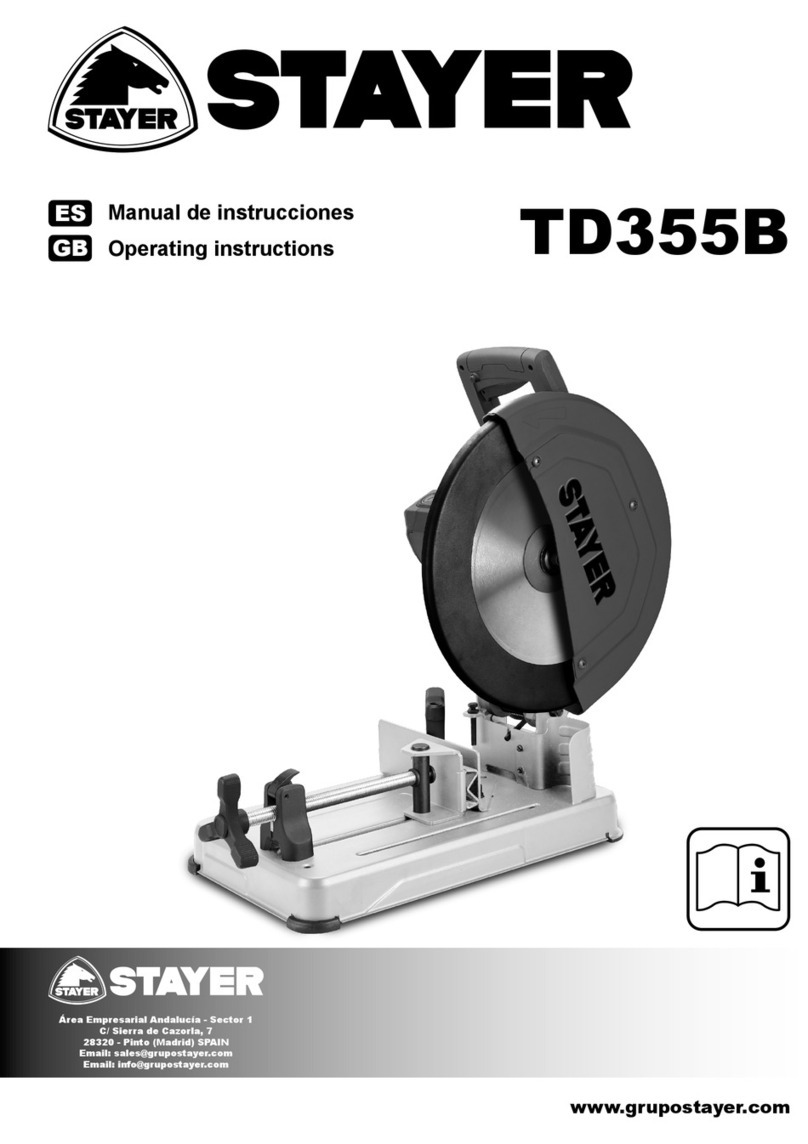 stayer TD355B operating instructions