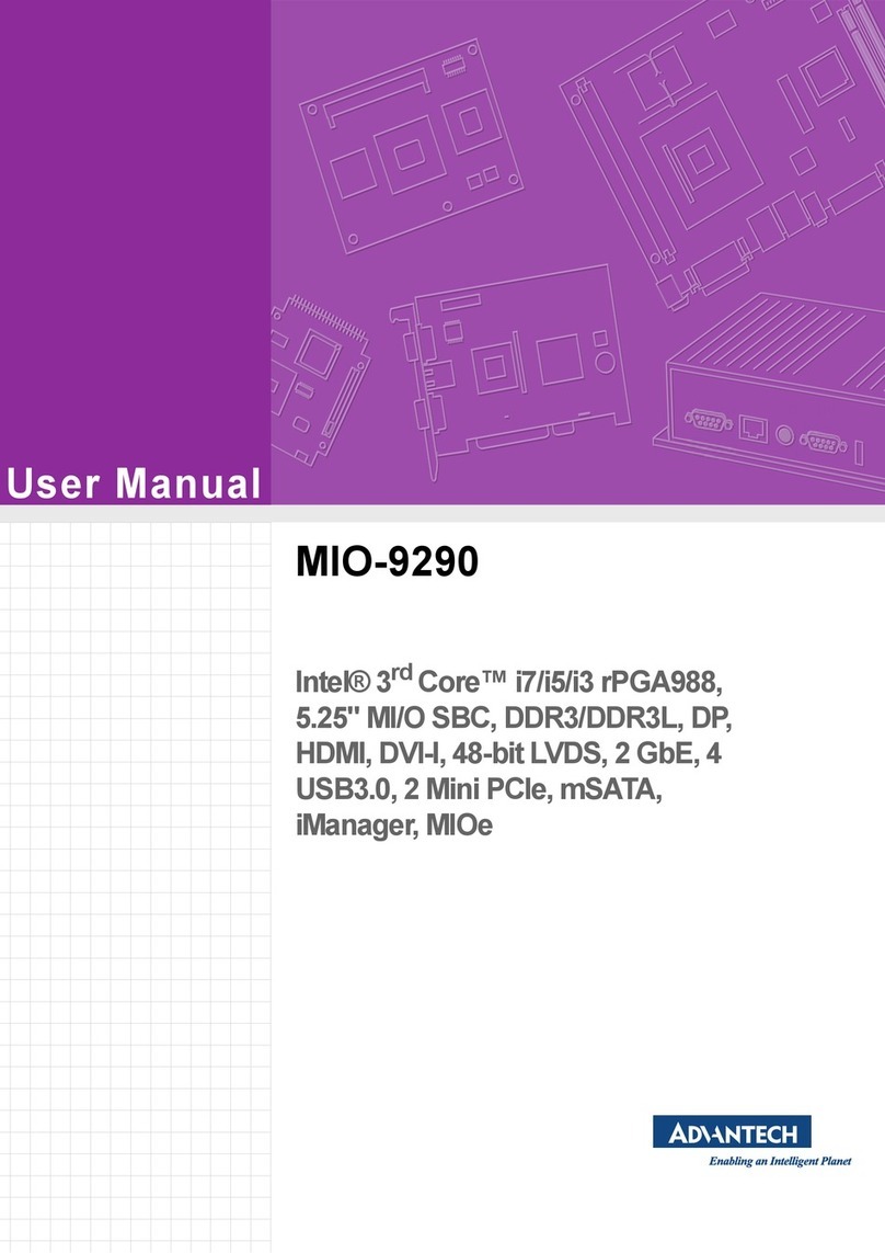 Advantech MIO-9290 User manual