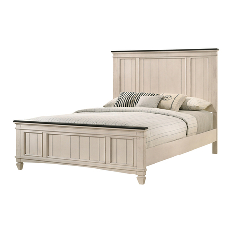 Living Spaces CROWN MARK B9100-Q-HBFB User manual