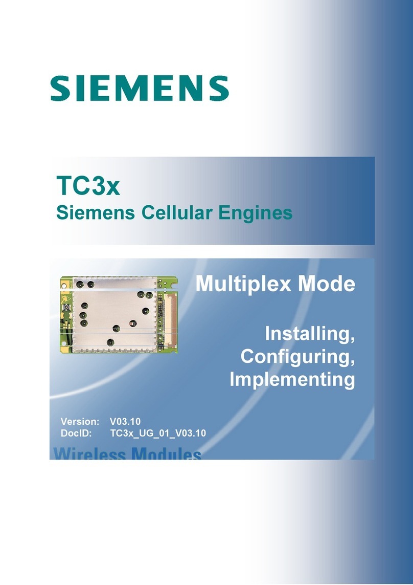 Siemens TC3 Series User manual