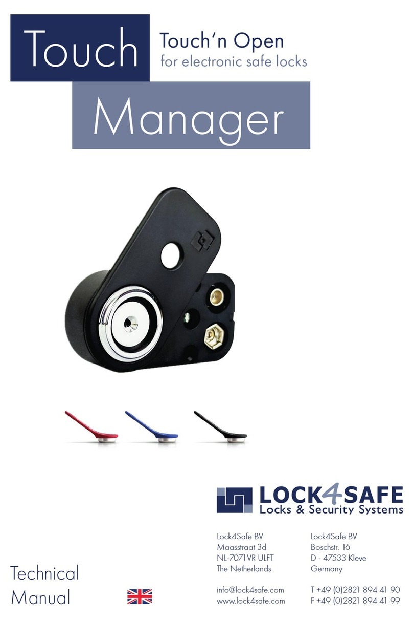 Lock4Safe TouchManager User manual