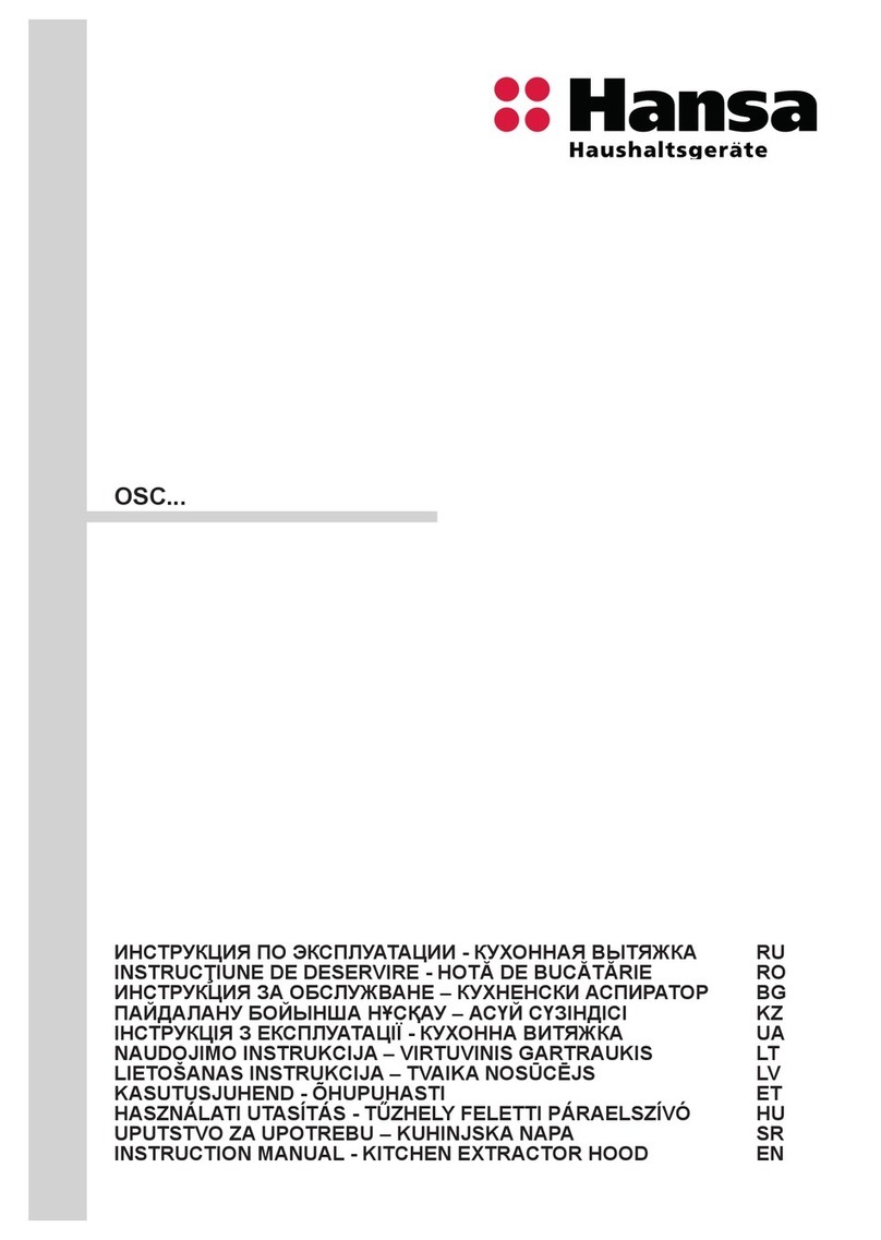 Hansa OSC Series instruction manual