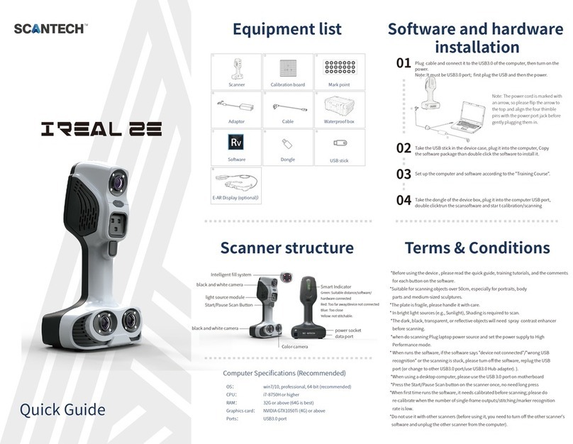 Scantech IREAL 2E User manual