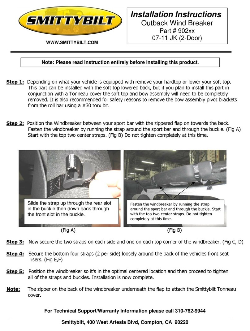 Smittybilt 902 Series installation instructions