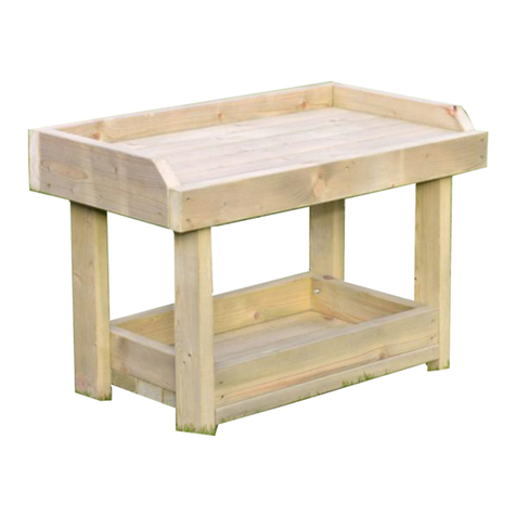 Rutland County Garden Furniture The hobby bench Assembly instructions