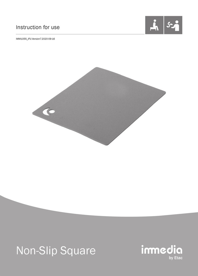 Etac immedia Non-Slip Square Instructions for use