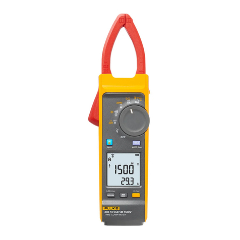 Fluke 393 Use and care manual