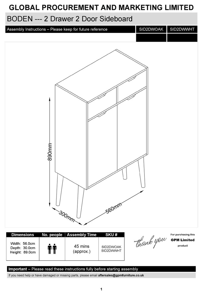 GMP BODEN SID2DWOAK User manual