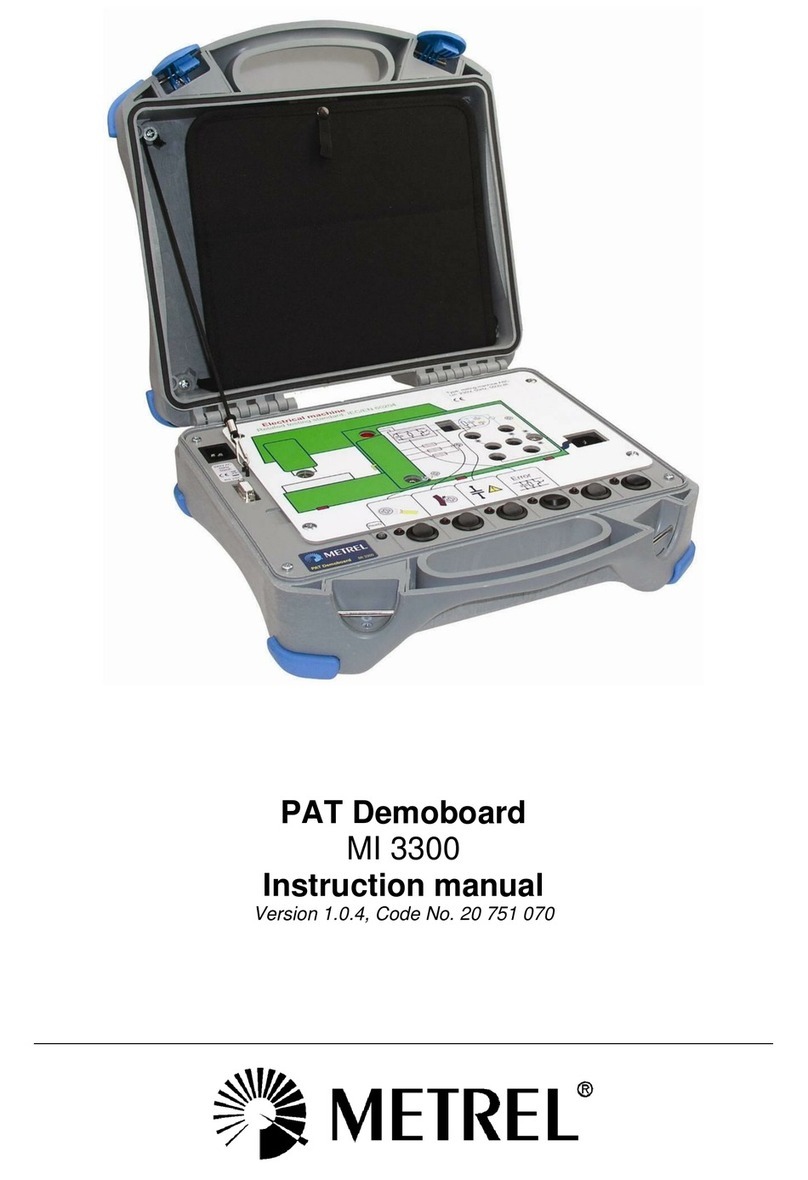 METREL MI 3300 instruction manual
