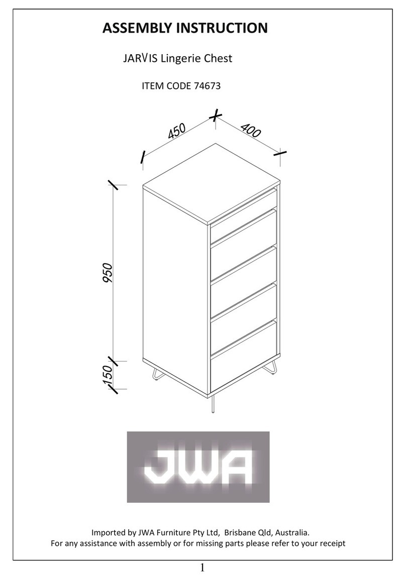 JWA JARVIS 74673 Assembly instruction