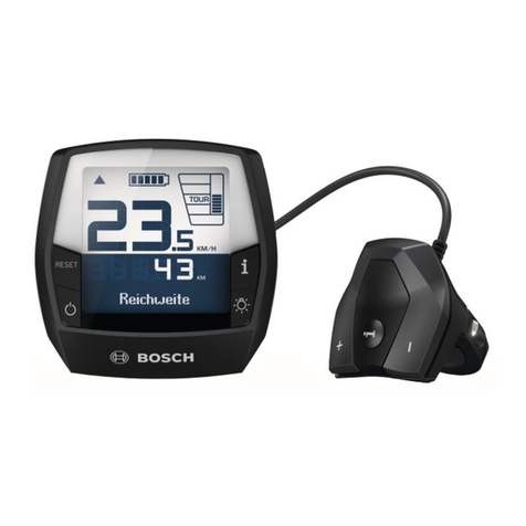 Bosch Intuvia BUI255 owner's manual