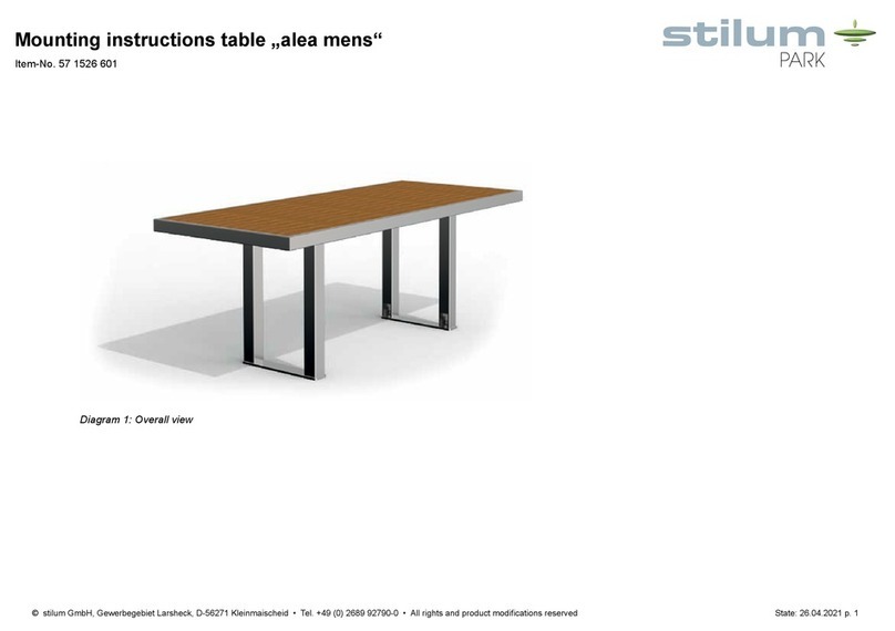 stilum alea mens 57 1526 601 Mounting instructions stilum alea mens 57 1526 601 Mounting instructions