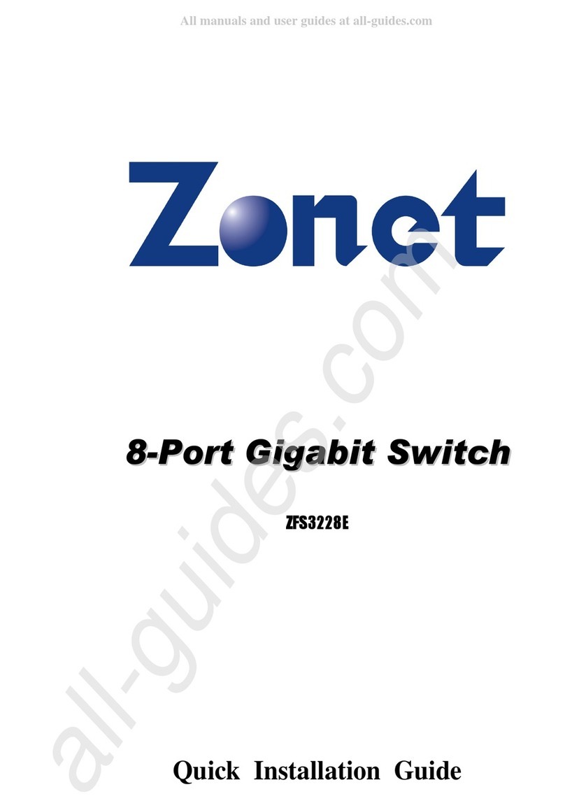 Zonet ZFS3228E User manual