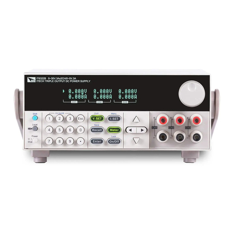 I-Tech IT6300 Series Operating instructions