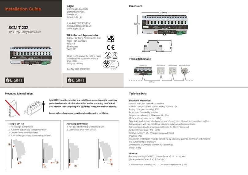 iLight SCMR1232 installation guide
