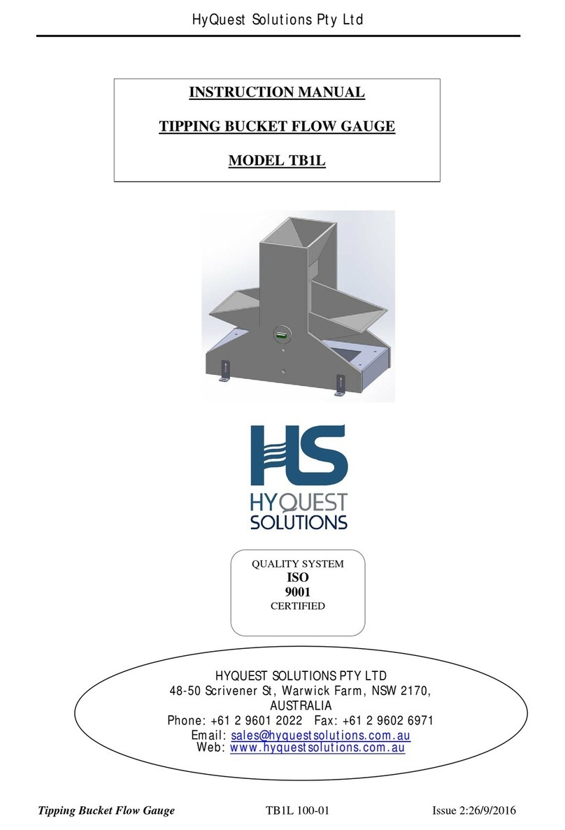 HyQuest Solutions TB1L instruction manual HyQuest Solutions TB1L instruction manual
