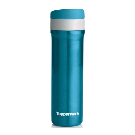 Tupperware Thermal Flask with Easy Open Cover user manual