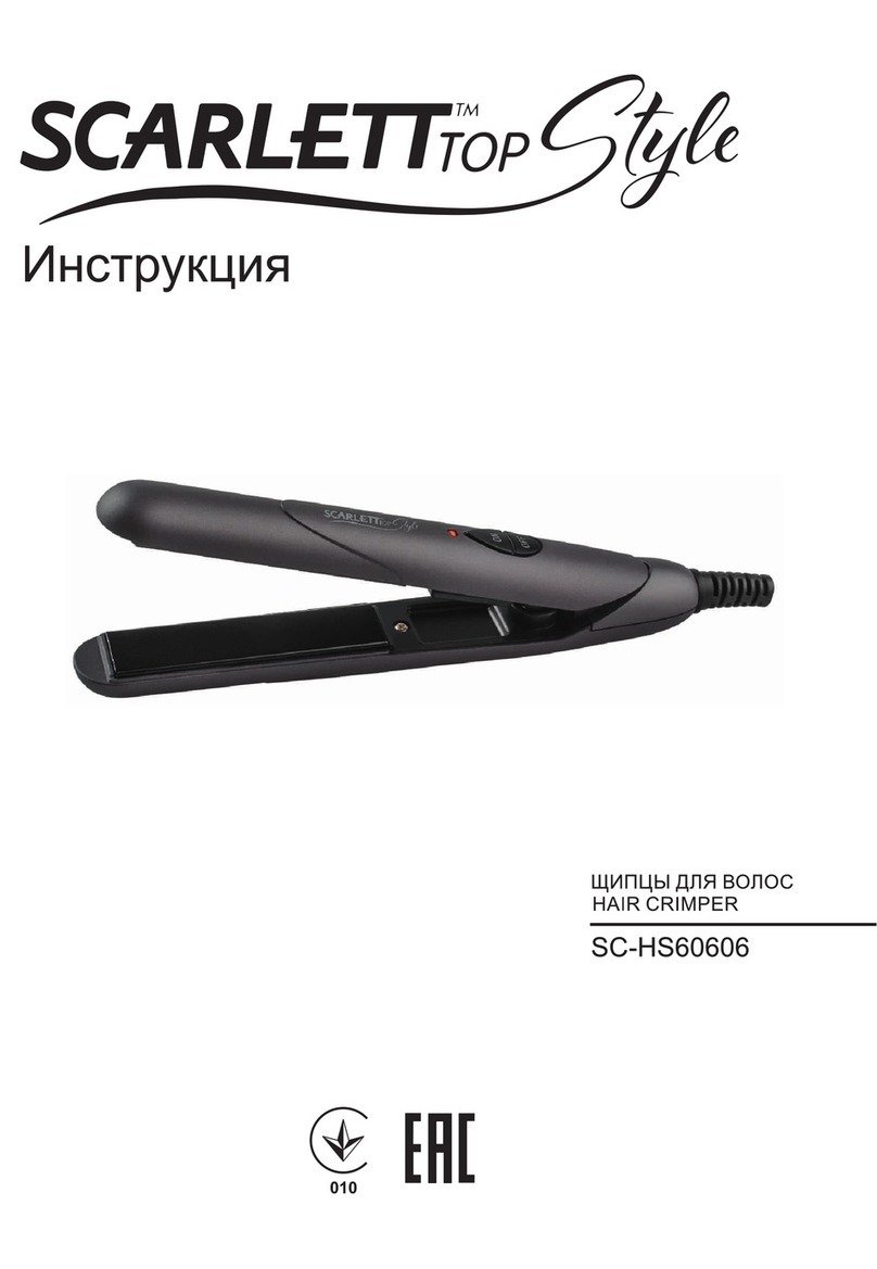 Scarlett TOP STYLE SC-HS60606 User manual
