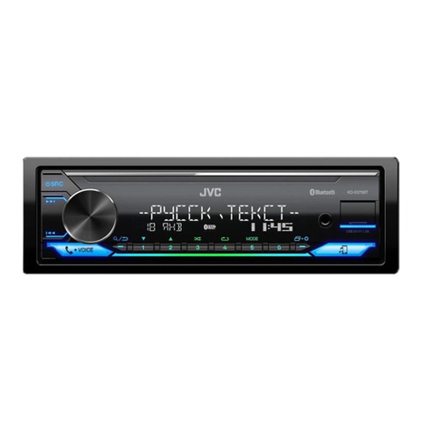 JVC KD-X375BT User manual