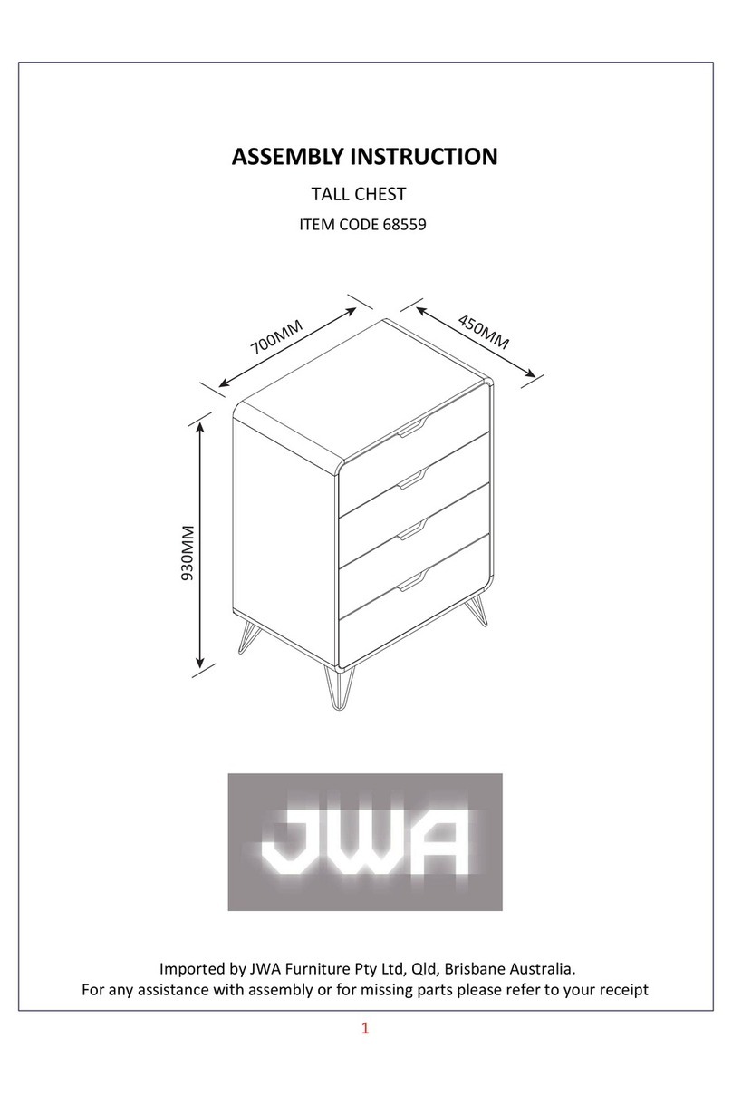 JWA 68559 Assembly instruction