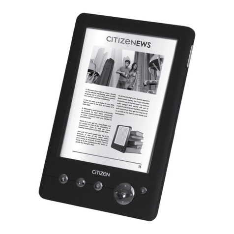 Citizen E600 instruction manual