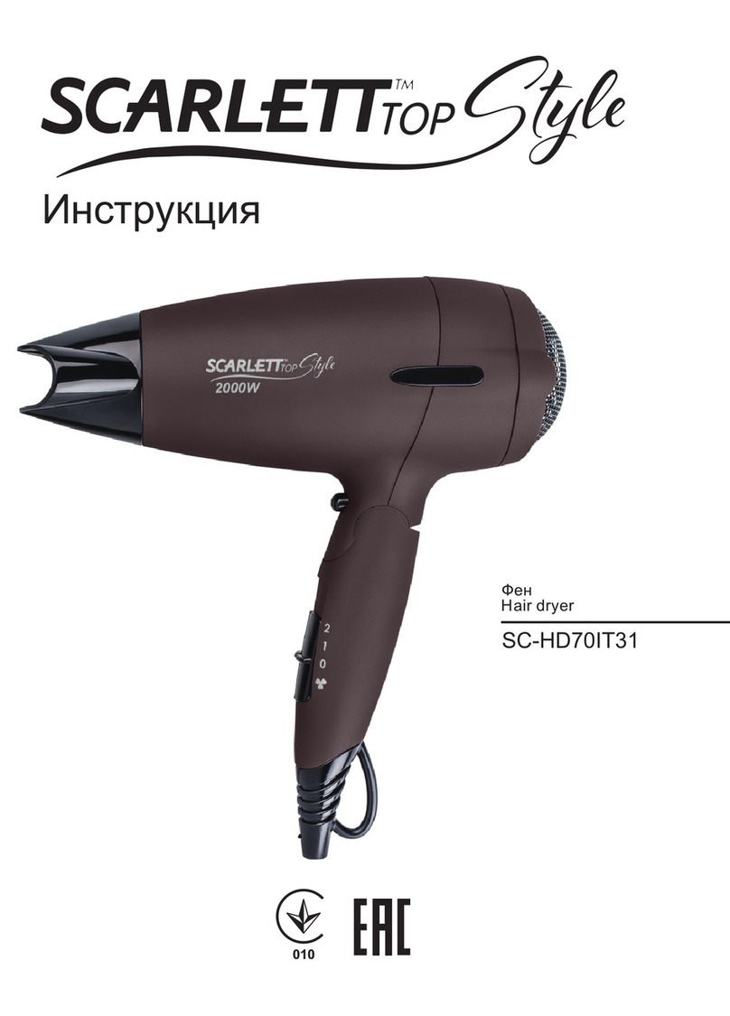 Scarlett TOP Style SC-HD70IT31 instruction manual