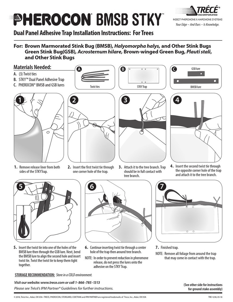 TRECE PHEROCON BMSB STKY installation instructions