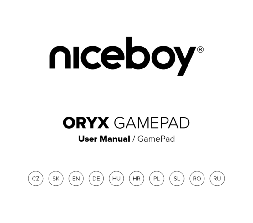 Niceboy ORYX user manual