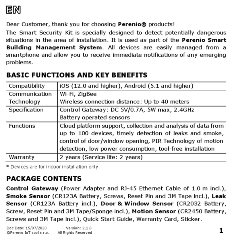 Perenio Smart Security Kit manual