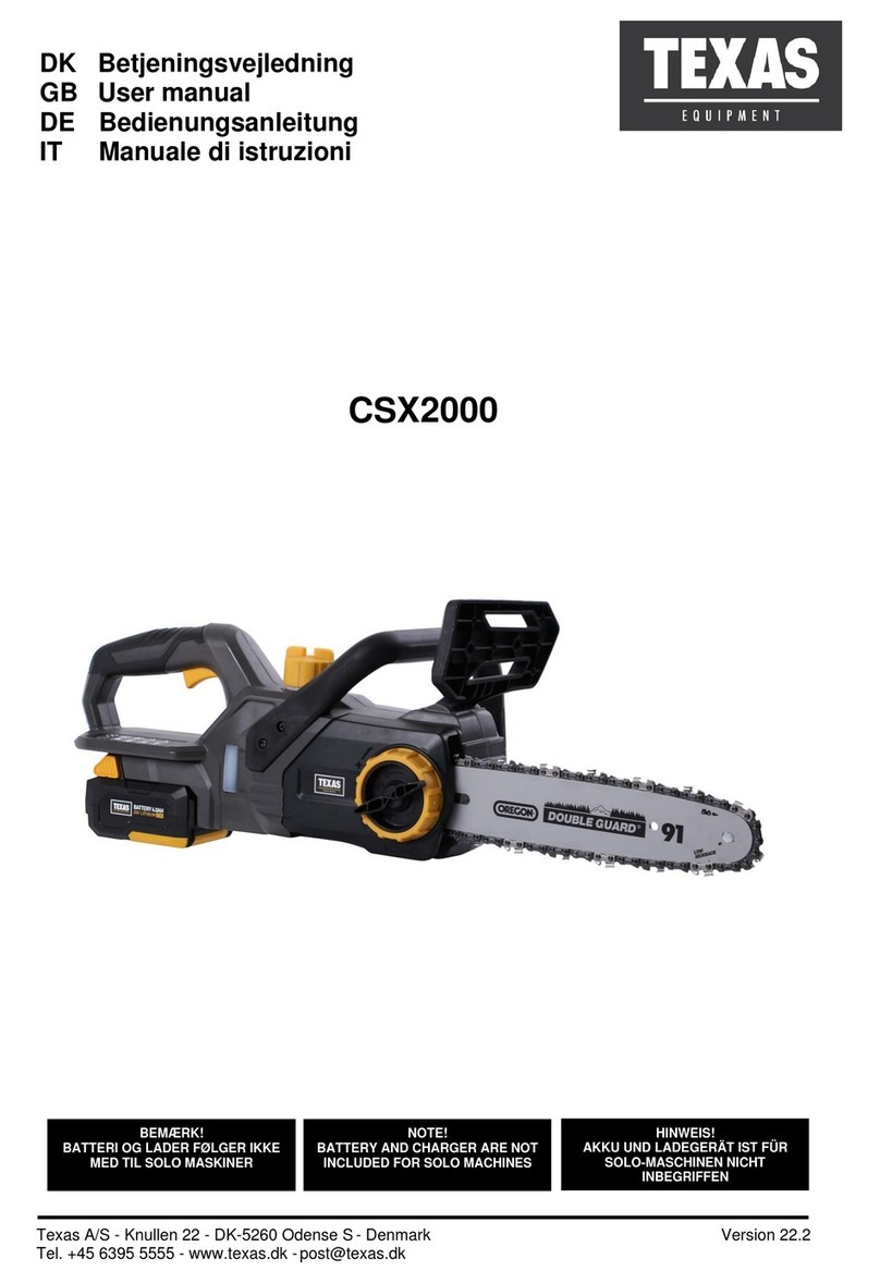 Texas Equipment CSX2000 User manual