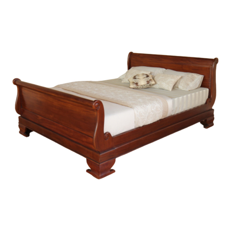 Multay Sleigh Bed Y300 Assembly instruction