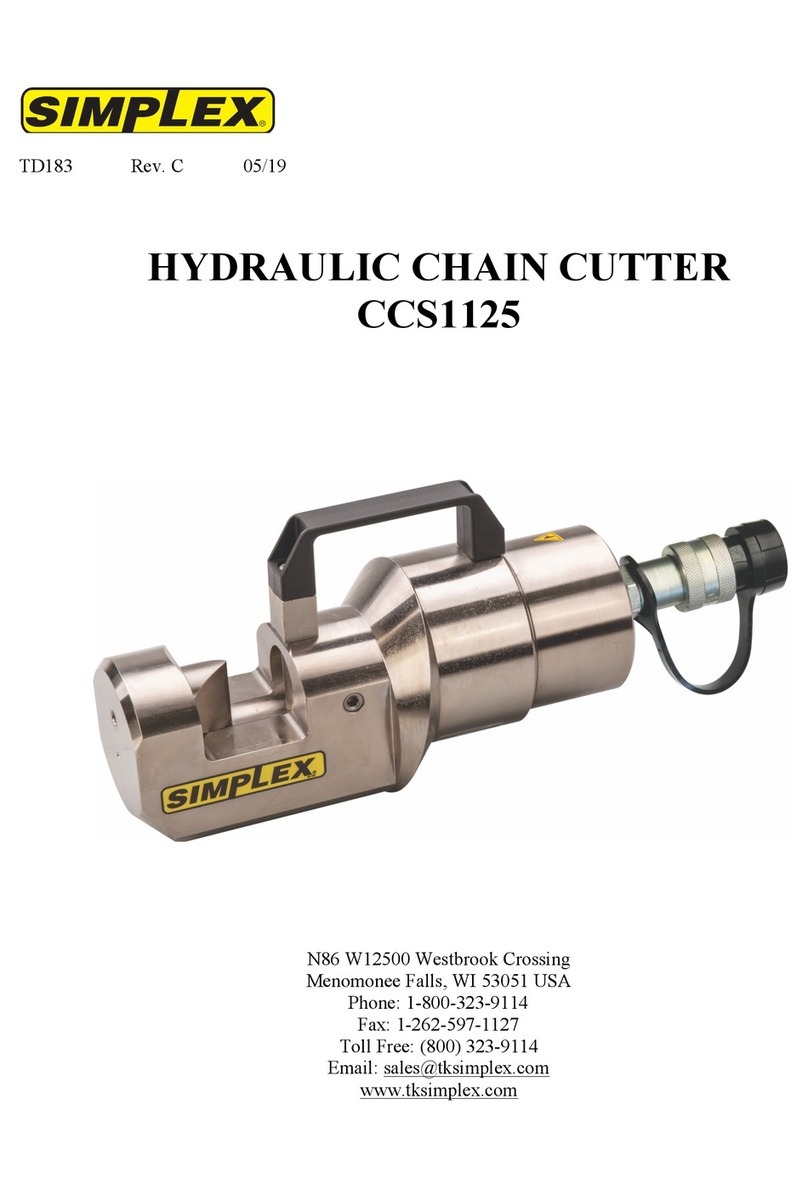 Simplex CCS1125 instruction manual
