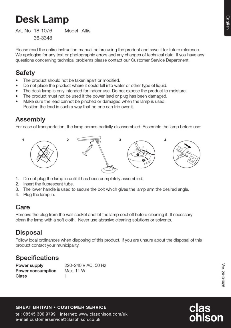 Clas Ohlson Altis User manual