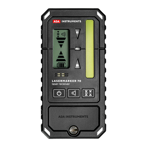 ADA INSTRUMENTS LASERMARKER 70 User manual ADA INSTRUMENTS LASERMARKER 70 User manual