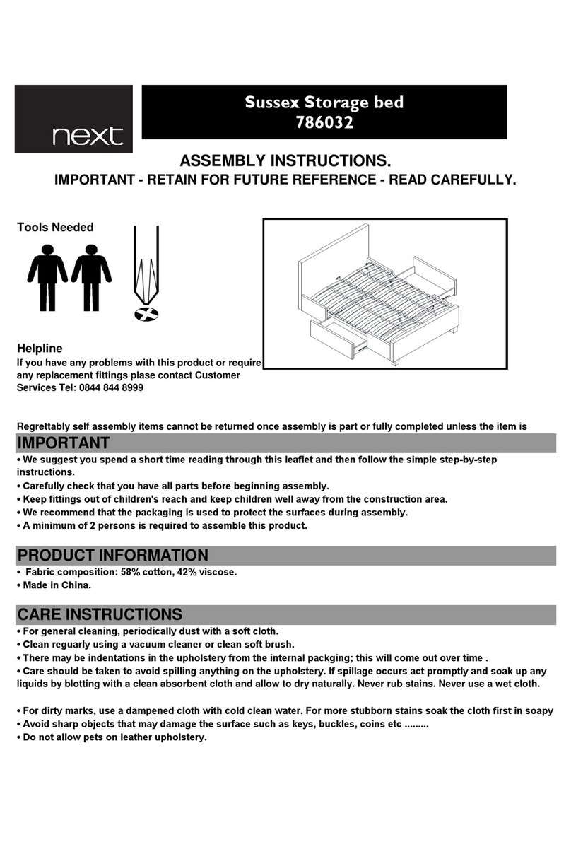 Next Sussex 786032 Assembly instructions