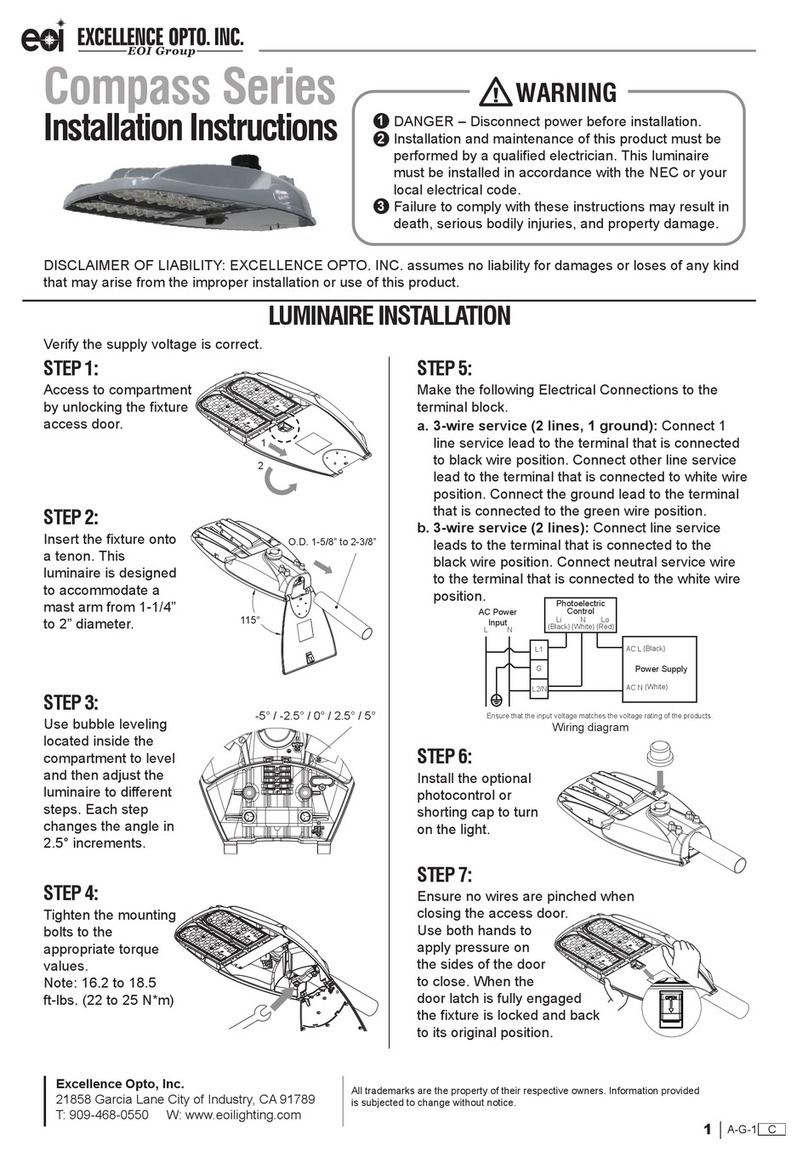EOI Compass Series installation instructions