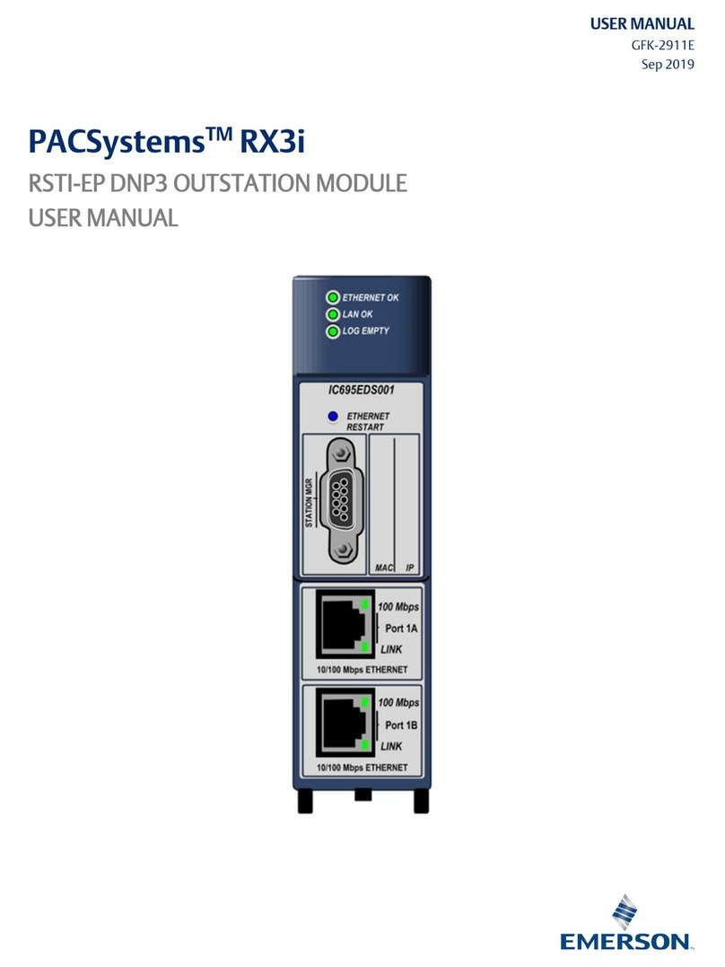 Emerson PACSystems RX3i User manual