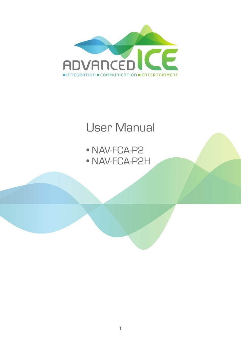 Advanced ICE NAV-FCA-P2 User manual
