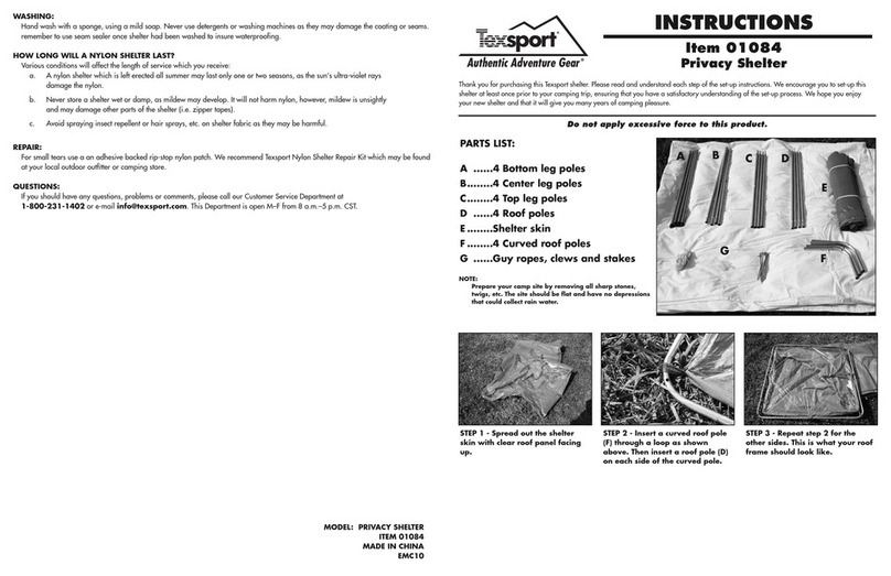 Texsport 01084 instructions