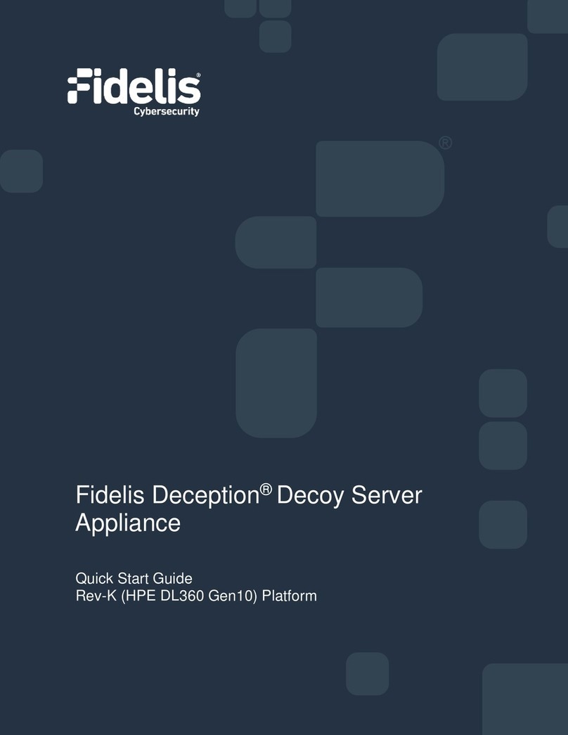 Fidelis Deception Decoy Server FDH-1000-C quick start guide