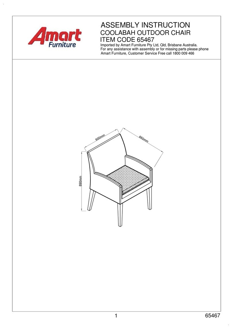 Amart Furniture COOLABAH 65467 Assembly instruction Amart Furniture COOLABAH 65467 Assembly instruction