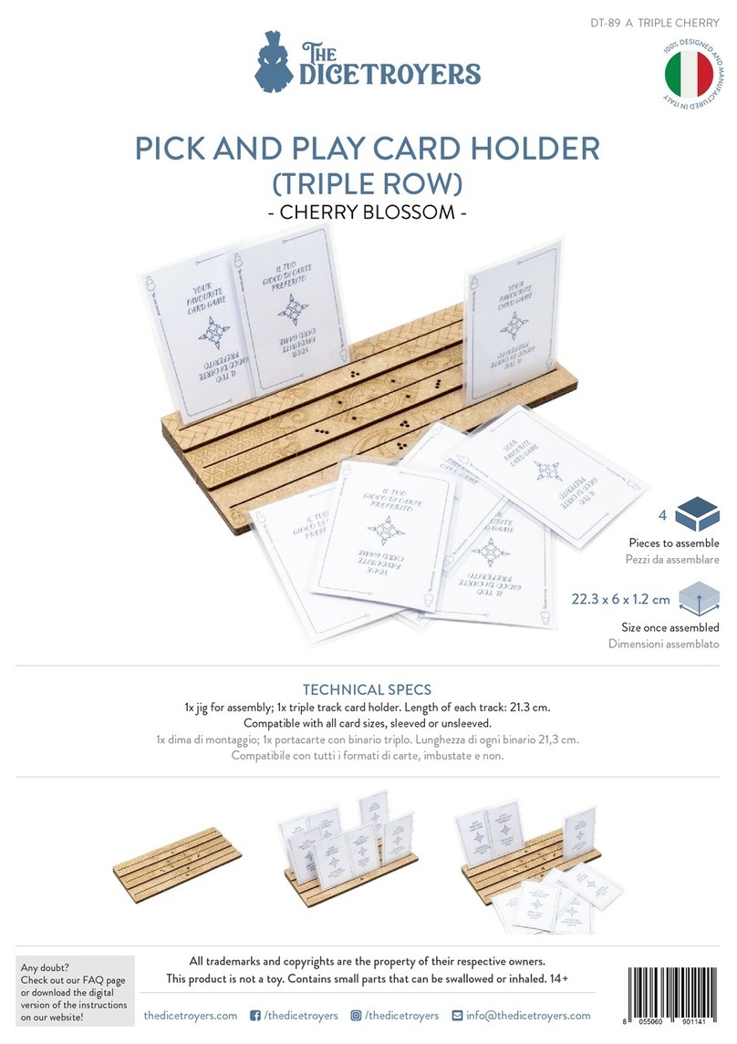THE DICETROYERS CHERRY BLOSSOM instructions